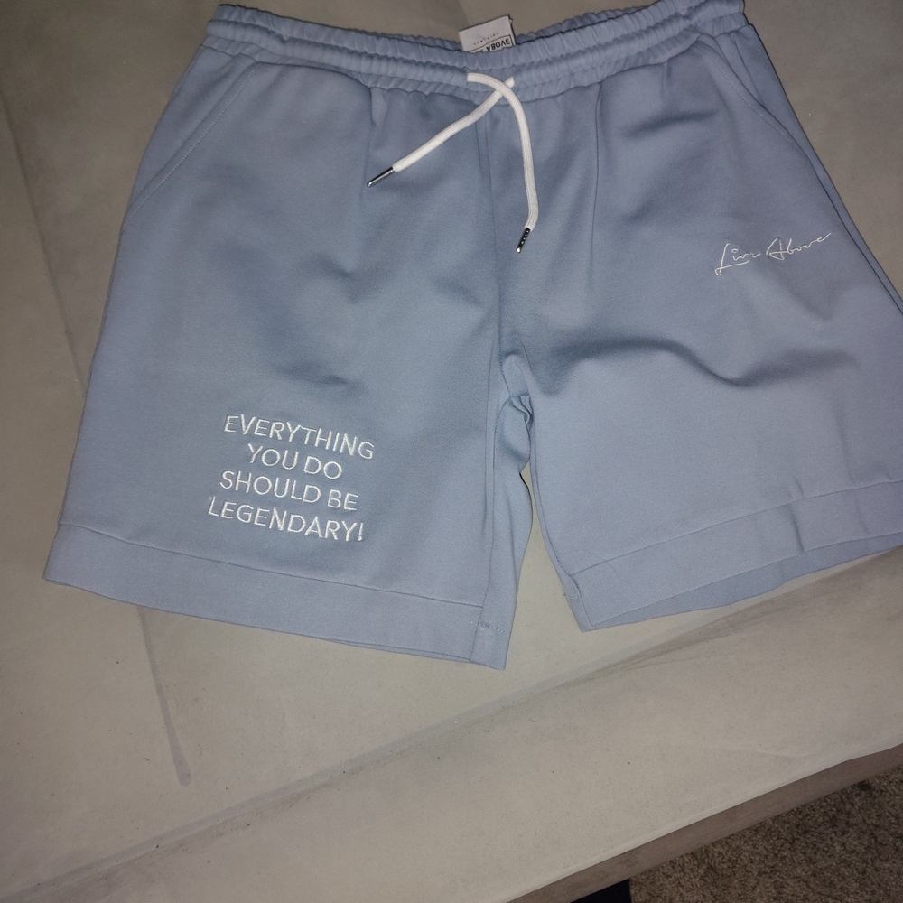 Signature Light Blue Athletic Shorts